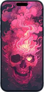 Силіконовий чехол Череп арт для Apple iPhone 17 PRO - 6385u-4030 изображение 