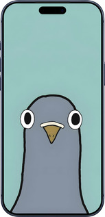 Силиконовый чехол Голубь для Apple iPhone 17 PRO - 6388u-4030 изображение 