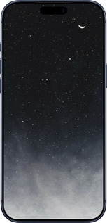 Силиконовый чехол Сині хмари, Синій місяць для Apple iPhone 17 PRO - 6396u-4030 изображение 