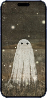 Силиконовый чехол Привидение и светлячки для Apple iPhone 17 PRO - 6406u-4030 изображение 