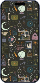 Силиконовый чехол Колдовской принт для Apple iPhone 17 PRO - 6425u-4030 изображение 