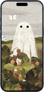 Силиконовый чехол Клубничные поля и привидения для Apple iPhone 17 PRO - 6426u-4030 изображение 