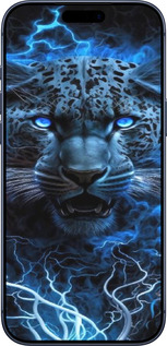 Силиконовый чехол Ледяной леопард для Apple iPhone 17 PRO - 6460u-4030 изображение 