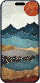 Силиконовый чехол Янтарный закат для Apple iPhone 17 PRO - 6475u-4030 изображение 