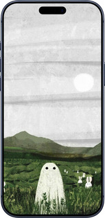 Силиконовый чехол Привидение для Apple iPhone 17 PRO - 6492u-4030 изображение 