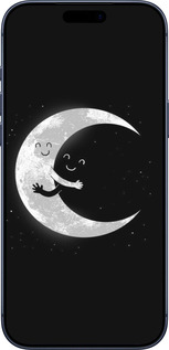 Силиконовый чехол Лунные объятия для Apple iPhone 17 PRO - 6508u-4030 изображение 