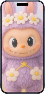 Силиконовый чехол Лабубу 1 для Apple iPhone 17 PRO - 6709u-4030 изображение 