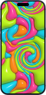Силиконовый чехол Y2K Jelly Dream для Apple iPhone 17 PRO - 6780u-4030 изображение 