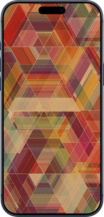 Силиконовый чехол Геометрический узор для Apple iPhone 17 PRO - 904u-4030 изображение 