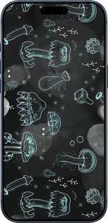 Силіконовий чехол Медузи для Apple iPhone 17 PRO - 906u-4030 изображение 