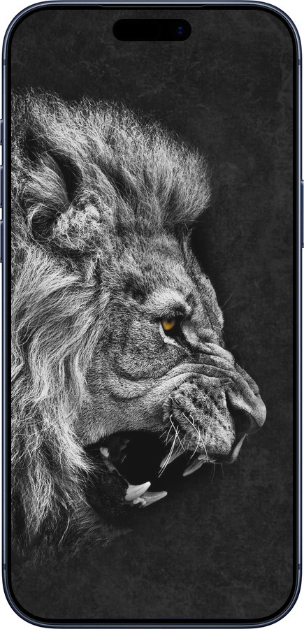 Силиконовый чехол Лев для Apple iPhone 17 PRO - 1080u-4030 изображение 