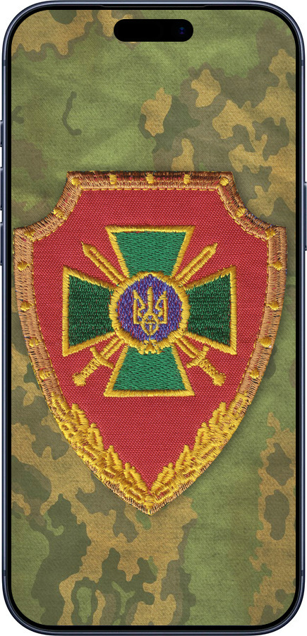 Силиконовый чехол Пограничная служба Украины для Apple iPhone 17 PRO - 1091u-4030 изображение 