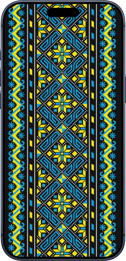 Силіконовий чехол Вишиванка 39 для Apple iPhone 17 PRO - 1173u-4030 изображение 