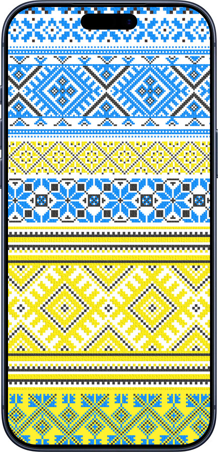 Силиконовый чехол Вышиванка 40 для Apple iPhone 17 PRO - 1174u-4030 изображение 