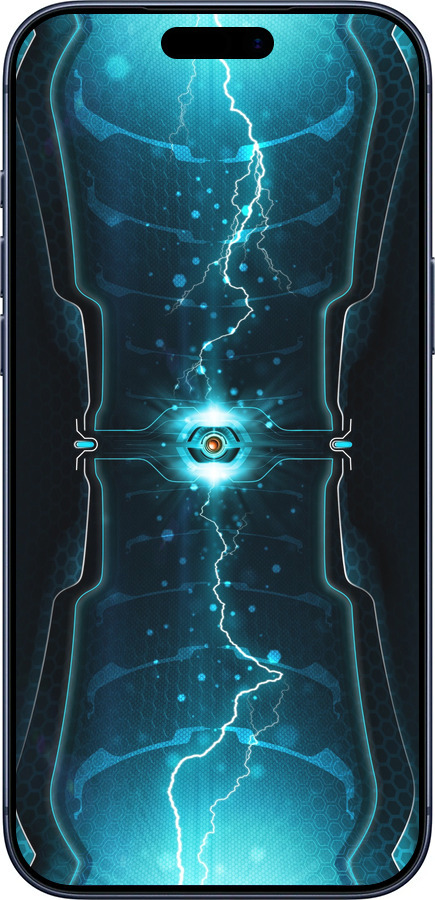 Силиконовый чехол Молнии в цилиндре для Apple iPhone 17 PRO - 120u-4030 изображение 