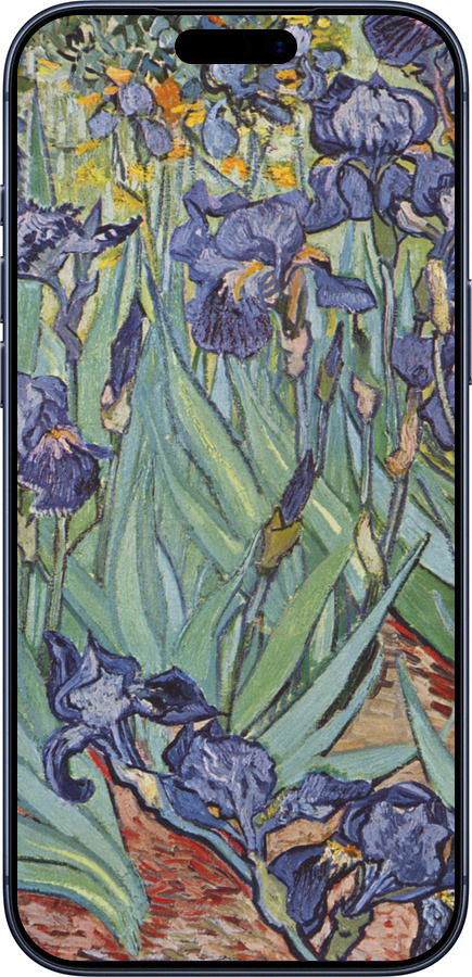Силіконовий чехол Вінсент Ван Гог. Іриси для Apple iPhone 17 PRO - 161u-4030 изображение 