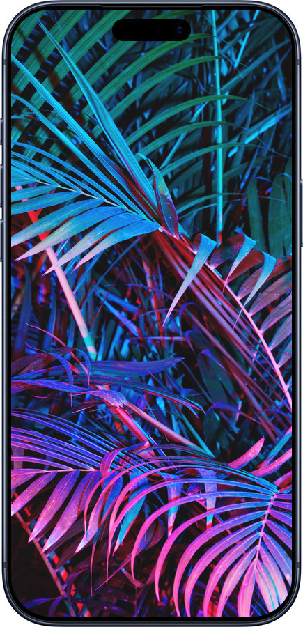 Силиконовый чехол Папоротник под ультрафиолетом для Apple iPhone 17 PRO - 4069u-4030 изображение 
