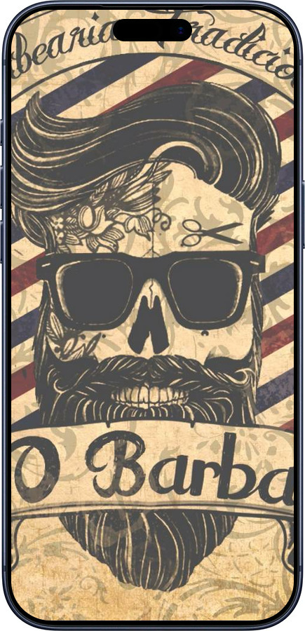 Силиконовый чехол Barber Shop для Apple iPhone 17 PRO - 4097u-4030 изображение 