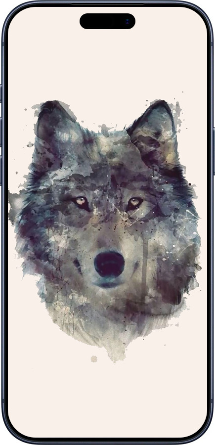 Силиконовый чехол Волк-арт для Apple iPhone 17 PRO - 4163u-4030 изображение 