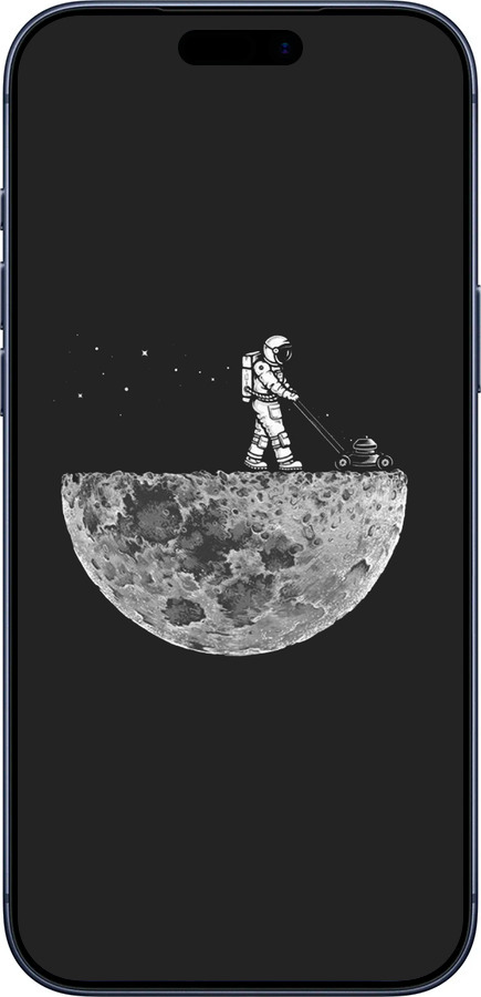 Силиконовый чехол Moon in dark для Apple iPhone 17 PRO - 4176u-4030 изображение 