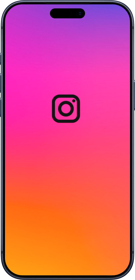 Силиконовый чехол Instagram для Apple iPhone 17 PRO - 4273u-4030 изображение 
