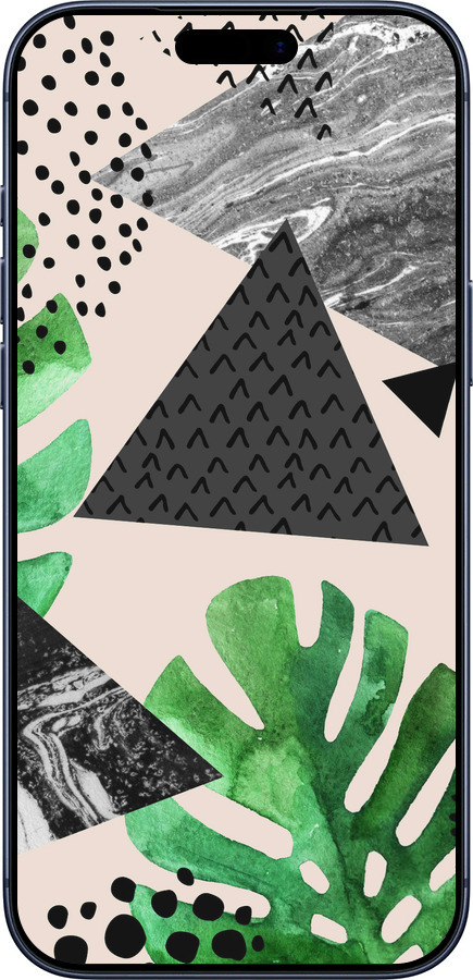 Силиконовый чехол Монстера для Apple iPhone 17 PRO - 4304u-4030 изображение 