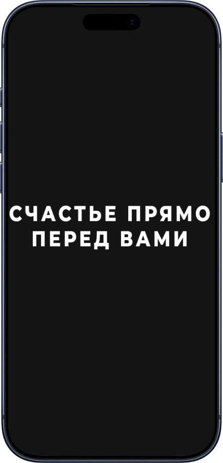 Силиконовый чехол Счастье для Apple iPhone 17 PRO - 4315u-4030 изображение 