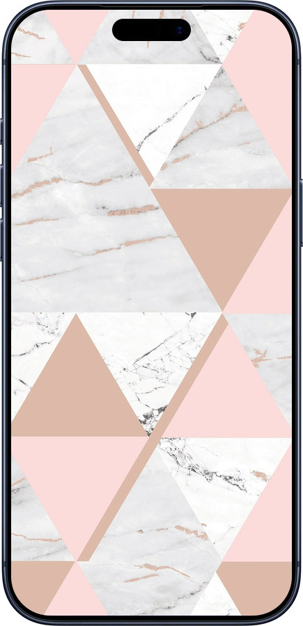 Силиконовый чехол Мраморная симметрия для Apple iPhone 17 PRO - 4344u-4030 изображение 