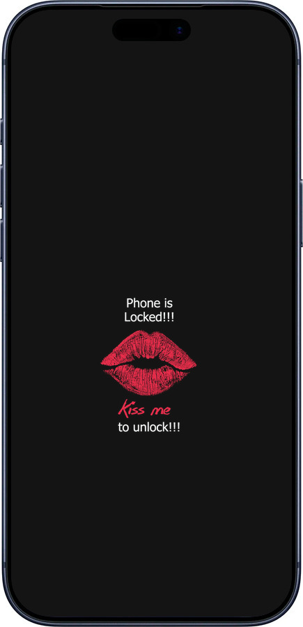 Силиконовый чехол Разблокируй-поцелуй для Apple iPhone 17 PRO - 4372u-4030 изображение 
