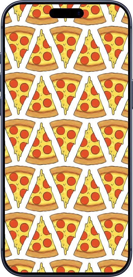 Силиконовый чехол Пицца для Apple iPhone 17 PRO - 4408u-4030 изображение 