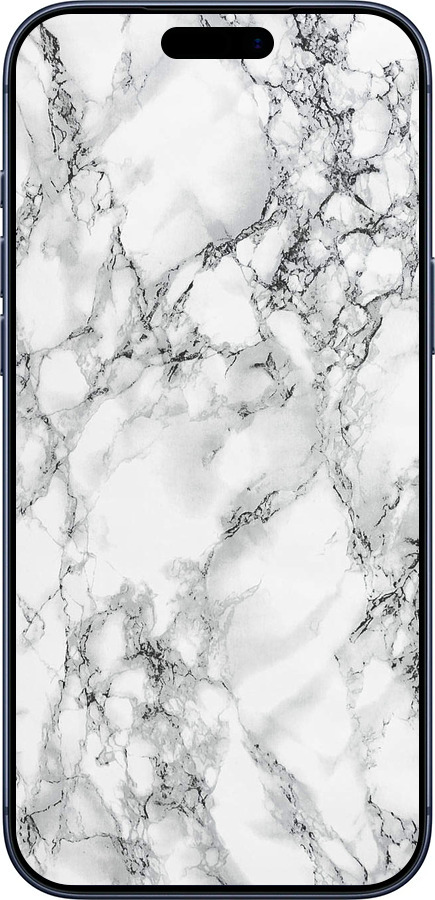 Силіконовий чехол Мармур білий для Apple iPhone 17 PRO - 4480u-4030 изображение 