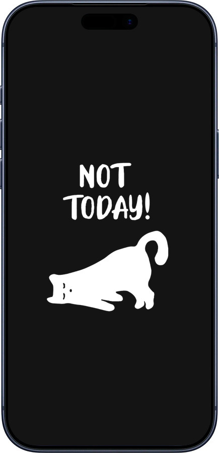 Силиконовый чехол Уставший кот для Apple iPhone 17 PRO - 4535u-4030 изображение 