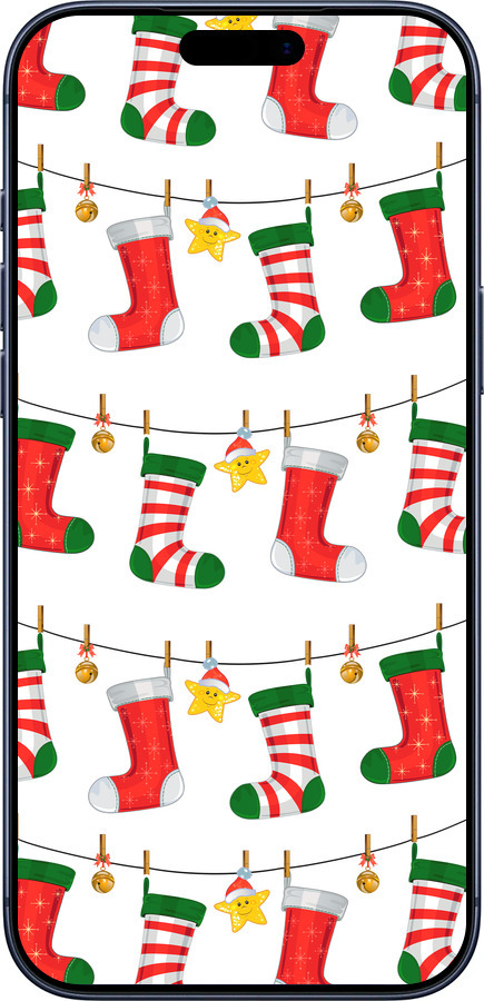 Силиконовый чехол Новогодний 9 для Apple iPhone 17 PRO - 4622u-4030 изображение 