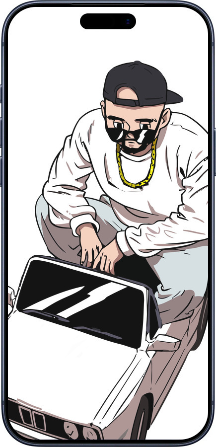 Силіконовий чехол Тачка для Apple iPhone 17 PRO - 4663u-4030 изображение 