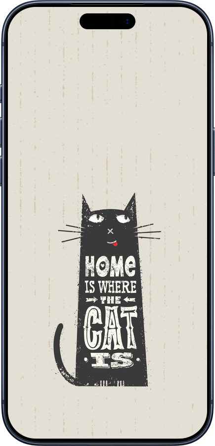 Силіконовий чехол Кіт для Apple iPhone 17 PRO - 4671u-4030 изображение 