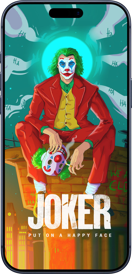 Силиконовый чехол Джокер1 для Apple iPhone 17 PRO - 4675u-4030 изображение 