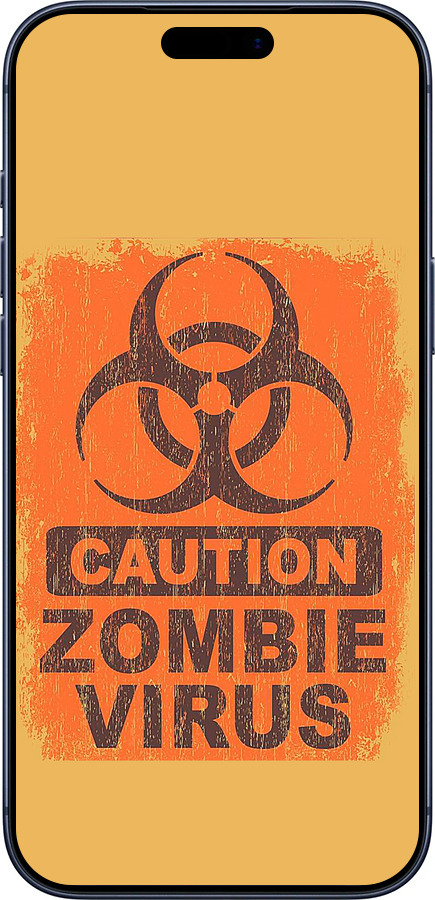 Силиконовый чехол Biohazard 1 для Apple iPhone 17 PRO - 4817u-4030 изображение 