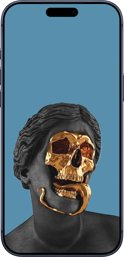 Силиконовый чехол Sculptures для Apple iPhone 17 PRO - 4845u-4030 изображение 