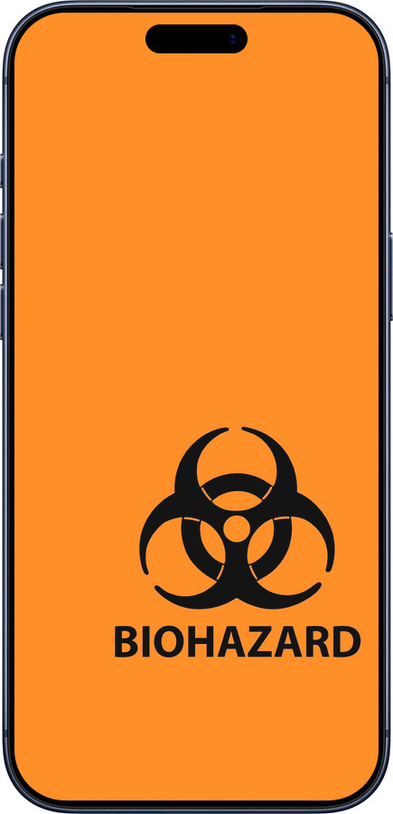 Силиконовый чехол biohazard 33 для Apple iPhone 17 PRO - 4851u-4030 изображение 
