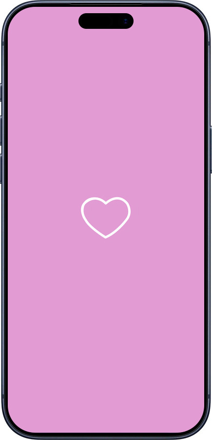 Силиконовый чехол Сердце 2 для Apple iPhone 17 PRO - 4863u-4030 изображение 