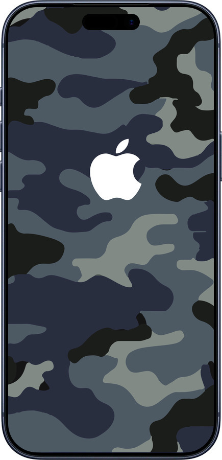 Силиконовый чехол Камуфляж 1 для Apple iPhone 17 PRO - 4897u-4030 изображение 