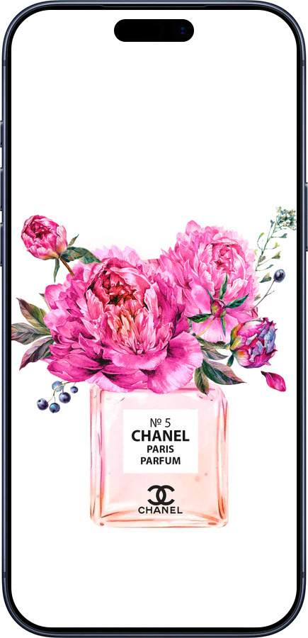 Силиконовый чехол Chanel для Apple iPhone 17 PRO - 4906u-4030 изображение 