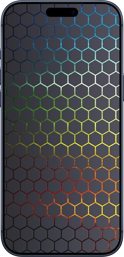 Силиконовый чехол Переливающиеся соты для Apple iPhone 17 PRO - 498u-4030 изображение 