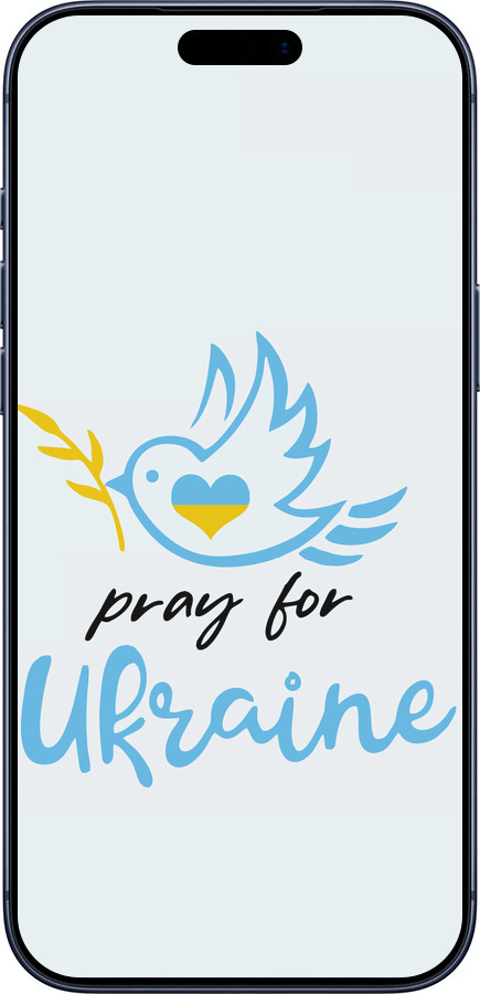 Силиконовый чехол Украина v2 для Apple iPhone 17 PRO - 5230u-4030 изображение 