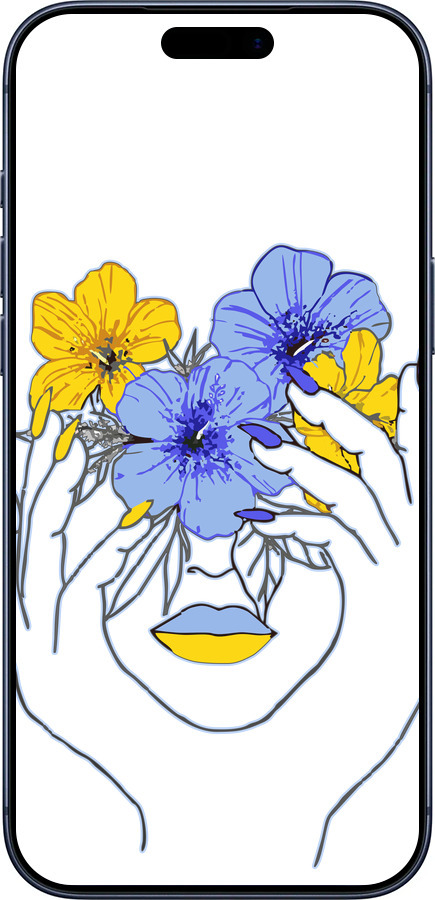 Силиконовый чехол Девушка v4 для Apple iPhone 17 PRO - 5276u-4030 изображение 