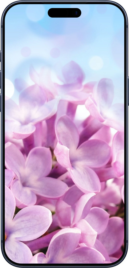 Силіконовий чехол Бузок для Apple iPhone 17 PRO - 527u-4030 изображение 