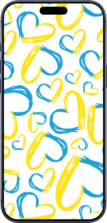 Силиконовый чехол Сердца UA для Apple iPhone 17 PRO - 5292u-4030 изображение 