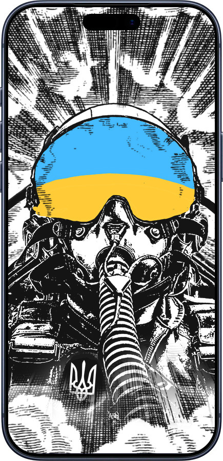 Силиконовый чехол Призрак Киева v3 для Apple iPhone 17 PRO - 5307u-4030 изображение 