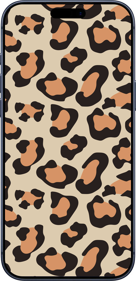 Силиконовый чехол Пятна леопарда v2 для Apple iPhone 17 PRO - 5496u-4030 изображение 