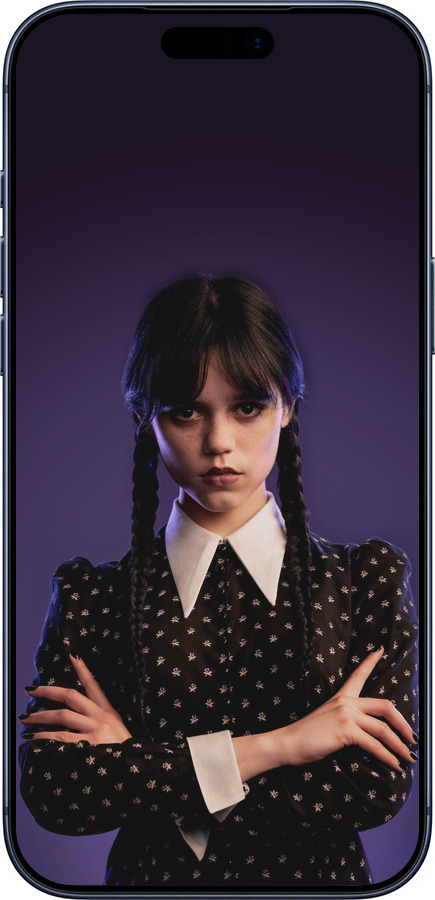 Силиконовый чехол Wednesday v3 для Apple iPhone 17 PRO - 5517u-4030 изображение 